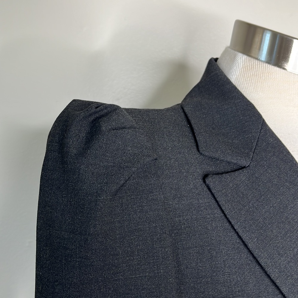 ZARA Poof Shoulder and Tapered Waist Blazer - Picture 4 of 11
